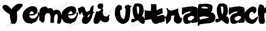 Yemeyi UltraBlack Co字体转换
